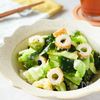 腸活に♪【春キャベツとわかめの塩麹和え】