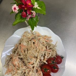 そら・ゆずの作ってみた!投稿(コクうま根菜サラダ)