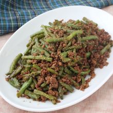 ごはん泥棒！？いんげんとひき肉の炒め煮