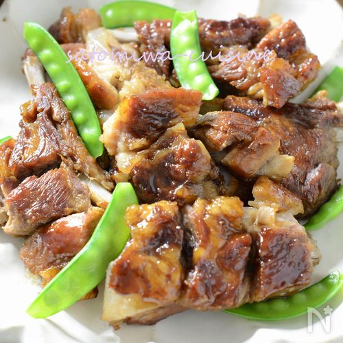 【箸でほどける!香ばし醤油スペアリブ】煮て焼くだけ!