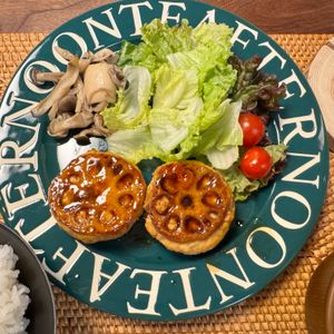 フミの作ってみた!投稿(【甘酢蓮根つくねバーグ】絶品褒められおかず♡)