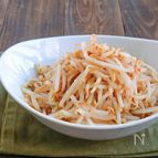 10秒茹で♪シャキシャキもやしの旨味噌ナムル