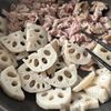 豚肉と蓮根と小松菜の甘酢炒め【ごはんがすすむ♪】の工程4