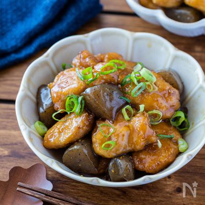 【ご飯がすすむ！】鶏ささみとこんにゃくの甘辛炒め