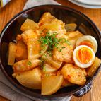 【ピリッとうま辛♩鶏むね大根のとろ照り煮】時短で味染み！