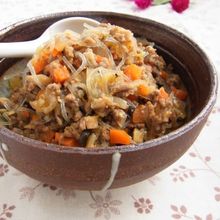 基本調味料で作る ＊ わが家の肉味噌そぼろ