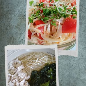 ゆみの作ってみた!投稿(【新たまトマトのさっぱりサラダ】簡単/絶品/副菜/サラダ)