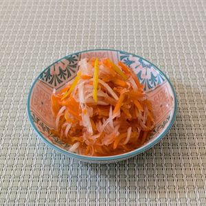 𝔂𝓾𝓶𝓲🍓の作ってみた!投稿(柚子風味紅白なます【おせち】 )