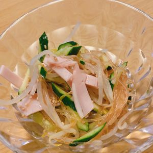 ロッタの作ってみた!投稿(【 もやしときゅうりの春雨サラダ】味が染み染み♡さっぱり副菜)