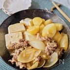 【肉じゃが豆腐】やみつきの美味しさ！新しい発見カモ。