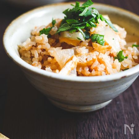 鍋で炊く 大根とお揚げのカンタン炊き込みご飯 By 中平真紀子 レシピサイト Nadia ナディア プロの料理家のおいしいレシピ