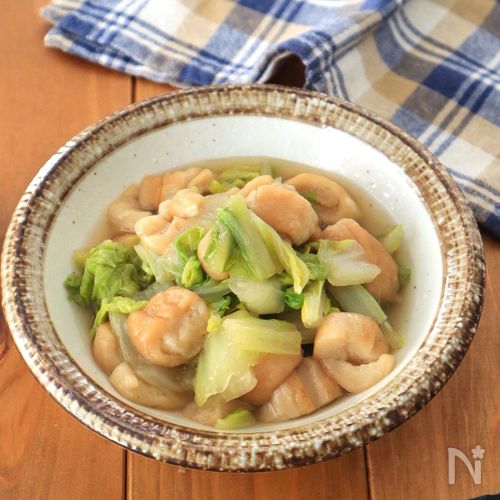 白菜と麩のじゅわっと照り煮