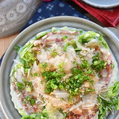 身体に優しい♪簡単なのに激うま♪和風ミルフィーユ牛乳鍋♪