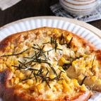 約30分で完成！？ふっくら♡不思議パンのツナマヨコーンのピザ