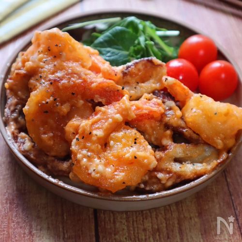 節約中の方必見♪ちくわでかさ増し！ちくわエビマヨ