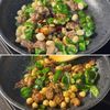 ナッツ入りでおつまみに◎【ひき肉とピーマンの中華風炒め】の工程3