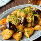 旨みあふれる♡【胸肉となすのさっぱり煮】