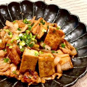 michuの作ってみた!投稿(厚揚げと豚バラ《スタミナ♡生姜焼き》)