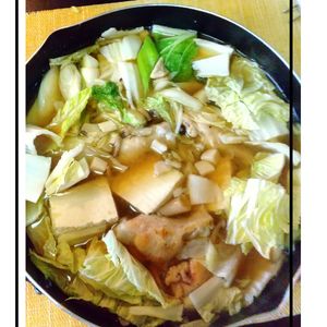 チョロリスの作ってみた!投稿(【鶏肉と白菜の味噌鍋】簡単手作り♪どこか懐かしい味わい♡)