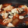 さんまとなすの黒酢トマト煮の工程4