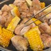 鶏肉ととうもろこしの甘辛バター炒めの工程1
