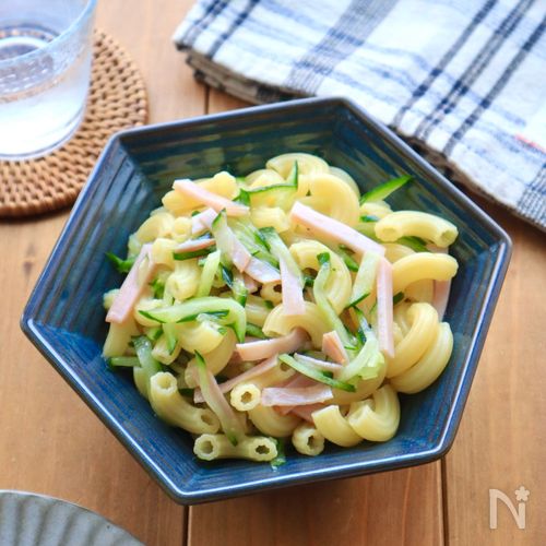 マヨ無しでヘルシー♪やみつき塩だれマカロニサラダ