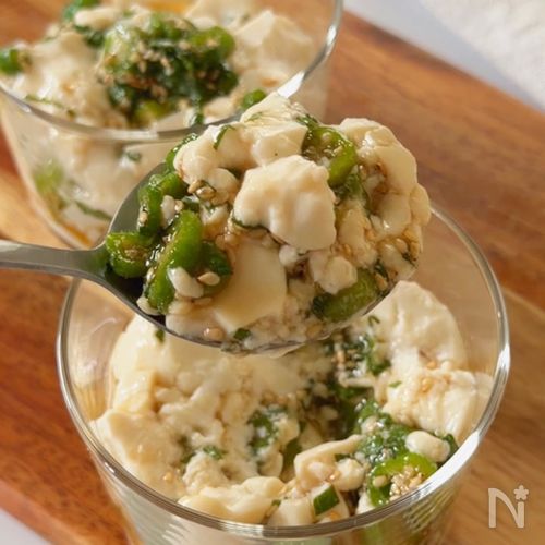 この組み合わせ大正解！【オクラ豆腐】