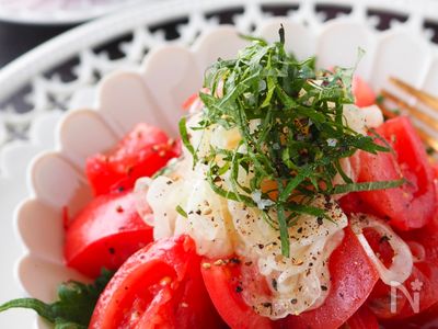 保存版！やみつきトマト【トマトとシャキッと新たまねぎサラダ