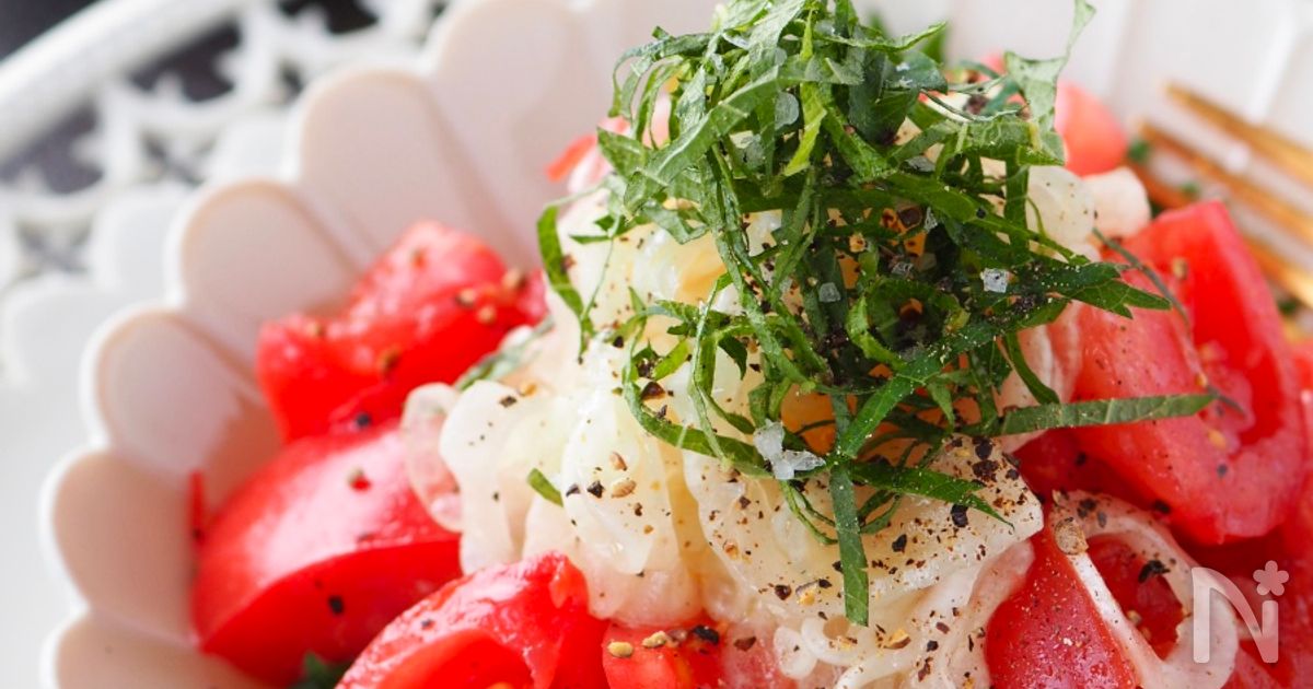 トマトとサラダ 保存版！やみつきトマト【トマトとシャキッと新たまねぎサラダ