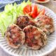 ［梅しそ塩昆布のハンバーグ］こねてレンチン！火もソースも不要