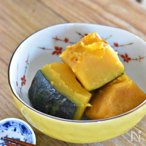 家庭料理の定番かぼちゃの煮物【作り置き】