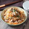 【彩り野菜とさば缶の旨ごまレモンサラダ】ヘルシー栄養たっぷりの工程3