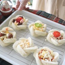 10分で作れる✨食パンで星ピザ