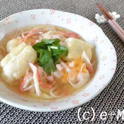 揚げ餅の新生姜かにあんかけ