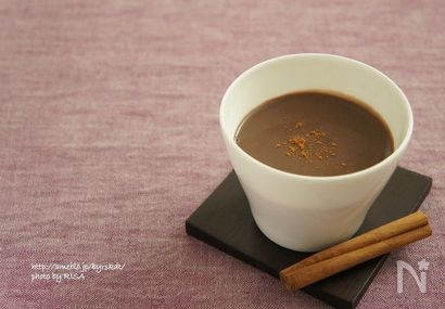 豆乳のチョコレートエッグノック