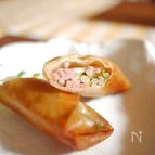 豆苗ともやしの春巻き