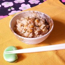 ◆炒り大豆と塩昆布の炊き込みごはん◆生姜使いシンプルレシピ　