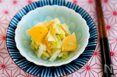 ダイエット小鉢 白菜とみかんのマリネ By ローベジ料理家mihoko レシピサイト Nadia ナディア プロの料理家のおいしいレシピ