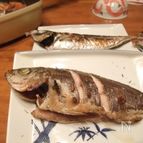 イサキとアジの塩焼き