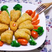 ハートのポテトコロッケ。