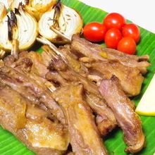 ◆ラム肉スペアリブのオーブン焼き◆醤油麹とユズ茶で