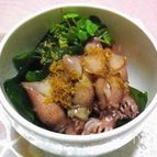 ◆ホタルイカとワカメの生姜ドレッシング◆すぐ出せる小鉢