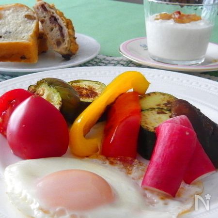 焼き野菜のモーニングプレート By 天使のキッチン ケロリ レシピサイト Nadia ナディア プロの料理家のおいしいレシピ