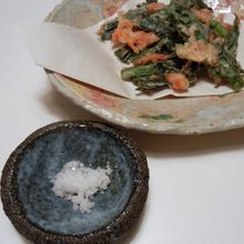 【とちぎのニラで】ニラと桜えびのかき揚げ