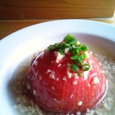 丸ごとトマトの鶏そぼろあんかけ