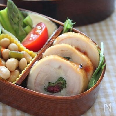 梅しそチキンロール
