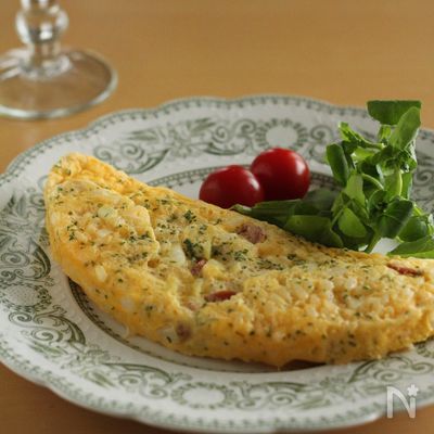 ルクエ オムレットで混ぜてチン!のオムライス