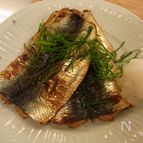いわしの酢じょうゆ漬け焼き