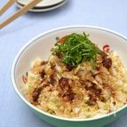アツアツ香味ごまだれの塩キャベツ