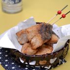 ブリのにんにく天塩山椒から揚げ